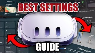 Quest 3 Settings Tips amp Tricks You NEED to Know [upl. by Adnohsal821]