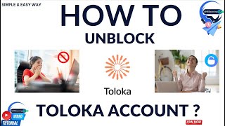 HOW TO UNBLOCK YOUR TOLOKA ACCOUNT FOR UHRS  STEPBYSTEP GUIDE  THE TETRA ACADEMY [upl. by Stuckey]