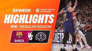 PARIS VEUT CONQUÉRIR 🤩 LEUROPE   Paris vs Barcelone  Highlights EuroLeague J10 [upl. by Champaigne]