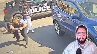 Cop SLAMS 70 YearOld Man Over Traffic Ticket [upl. by Rorrys]