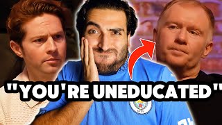 Paul Scholes HUMILIATES Chelsea Fan on RODRI  Reaction [upl. by Ainorev]