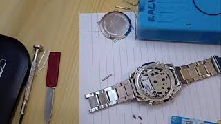 Casio Edifice Battery Change  ERA500D1AER [upl. by Andros]