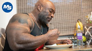 Full Day Of Eating  4990 Calorie Off Season Pro Bodybuilding Diet  Kerrith Bajjo [upl. by Orrin]