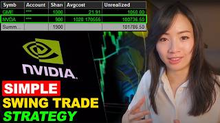 Simple PartTime SWING TRADING STRATEGY 110000 NVIDIA Stock Trading [upl. by Ateloiv597]