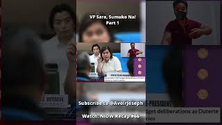 VP Sara Sumuko Na Part 1  philippines [upl. by Siegler177]