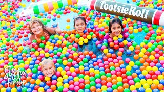 CRAZY SWIMMING POOL BALL PIT 💦  Slyfox Family [upl. by Malik]