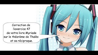 3ème Myriade 47 p209 Thalès [upl. by Namreg]