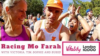 London Vitality 10K  Racing Mo Farah [upl. by Adnar]