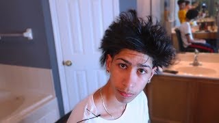 I Straightened My Brothers Hair For The First Time [upl. by Cumine]