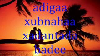 xasil by ikraan caraale ft cholland with lyrics [upl. by Notlehs450]