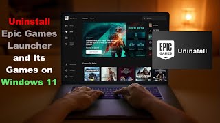 How to Uninstall Epic Games Launcher and Its Games on Windows [upl. by Nnairda]