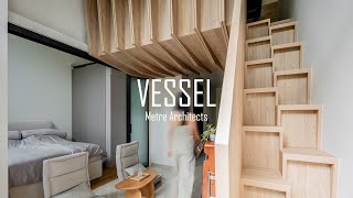 Vessel by Metre Architects  Singapore 41 sqm loft interior design [upl. by Aidaas]