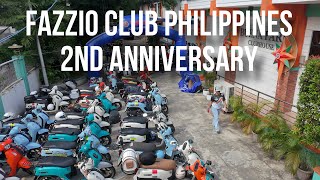 Fazzio Club Philippines  2nd Anniversary 🛵💨 [upl. by Fitts]