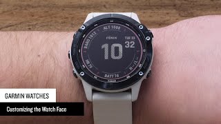 Support Garmin Watch Face Customization [upl. by Secunda]