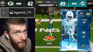 Playing The 1 Ranked MUT Player ft 97 Speed Tyreek Hill [upl. by Leahsim]