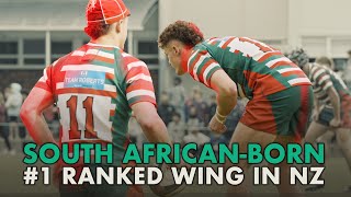 The South African winger who decimated New Zealand schoolboy rugby [upl. by Nylodnewg]