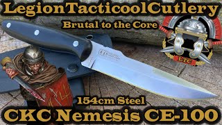 Colonial Knife Company CE100 Nemesis edc bushcraft fixedblade knife huntingknife hiking [upl. by Nivlam]