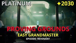 Proving Grounds  Easy 2030 Grandmaster Nightfall  Destiny 2 PS5 [upl. by Senzer]