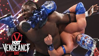 Oba Femi vs Dragon Lee – North American Title Match NXT Vengeance Day 2024 highlights [upl. by Liddle]