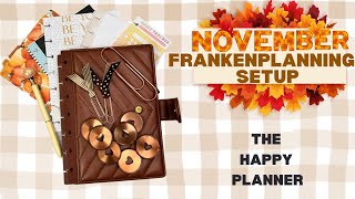 The Happy Planner November Frankenplanner setup Fall Refresh [upl. by Wanfried]