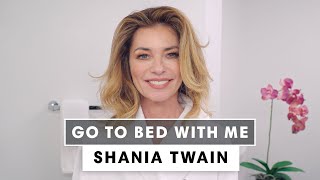 Shania Twain Removes Her Makeup With Olive Oil amp Sugar  Go To Bed With Me  Harpers BAZAAR [upl. by Vookles]