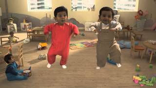 KIT KAT Dancing Babies  Compositing breakdown [upl. by Naillij]