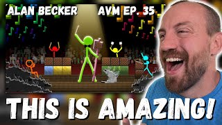 THIS IS AMAZING Alan Becker Note Block Concert  Animation vs Minecraft Shorts Ep 35 REACTION [upl. by Navaj]