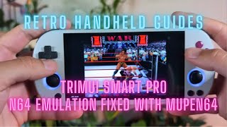 TrimUI Smart Pro N64 Fixed with new Emulator [upl. by Sumedocin]