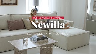 Innovation® Newilla mit Lounger Schlafsofa  Sofawunderde Inspiration [upl. by Alber440]