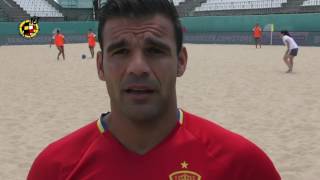 Selección española de fútbol playa en Nazaré Portugal [upl. by Orsay]