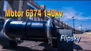 BLDC Belt motor 6374 140KV Riding and Testing  Flipsky [upl. by Wivinah228]