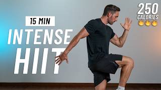 15 MIN INTENSE HIIT WORKOUT  ALL STANDING  Full Body Cardio No Equipment No Repeats [upl. by Hoshi]