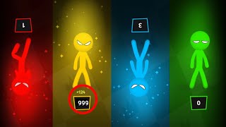 999 Stickman Random Party  Stickman Party 1 2 3 4 Player 2024  D  YAN [upl. by Thacker373]