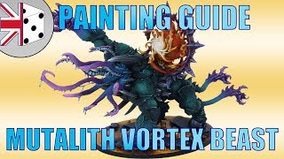 Warhammer Painting Guide Thousand Sons MUTALITH VORTEX BEAST [upl. by Latsryk]