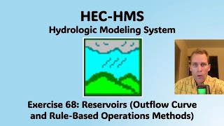 HEC HMS Exercise 68  Reservoirs Outflow Curve and RuleBased Operations Methods [upl. by Galan]