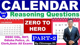 Calendar Reasoning ClassPart 2Calendar Easy TricksReasoning By Chinmaya Sir [upl. by Ramedlab]