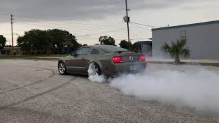 2005 mustang GT burnout [upl. by Turro]