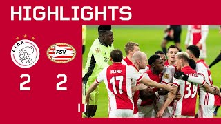 Highlights  Ajax  PSV  Eredivisie  DEBUT HALLER [upl. by Ahsaenat]