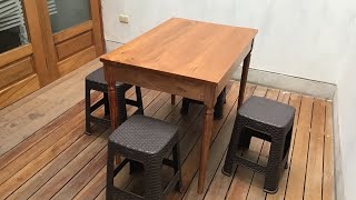 COMO HACER MESA CON PATAS TORNEADAS Soy Carpintero [upl. by Marguerie]