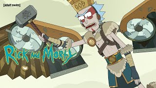 Rick and Morty Season 7  Attack on Thors Tower  Adult Swim UK 🇬🇧 [upl. by Nirol]