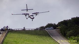 St Barth Amazing Plane landing and Takeoff footage at Gustaf III Airport [upl. by Aynatahs]