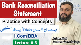 Bank reconciliation statement  ICom bank reconciliation statement  ICom principles of accounting [upl. by Tadeo]