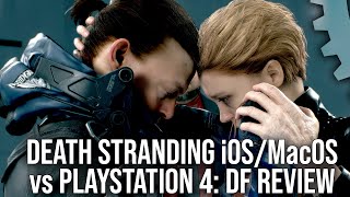 Death Stranding iPhone 15 ProApple Mac vs PlayStation 4PC  DF Tech Review [upl. by Lanae]