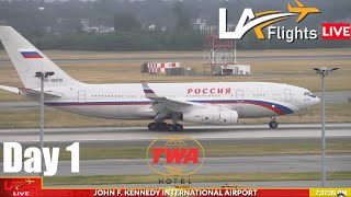 🔴LIVE JFK AIRPORT ACTION  John F Kennedy International  Live Plane Spotting [upl. by Anirbed]