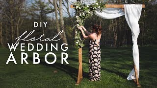 DIY WOODEN ARCH  PERFECT FOR WEDDINGS [upl. by Don564]