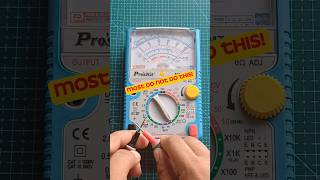 calibrate every used resistance range to get accurate readings tutorial [upl. by Eyt184]