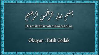 Fatih Çollak  593Sayfa  Fecr Suresi 1530  Beled Suresi 17 [upl. by Jorie580]