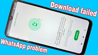 whatsapp download problem  whatsapp downloading document notification problem  download failed [upl. by Acinoda]