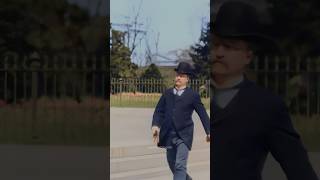 Theodore Roosevelt in 1897  Restored Footage [upl. by Hertzog]