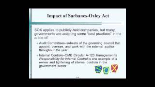 Impact of Sarbanes Oxley Act [upl. by Heurlin729]